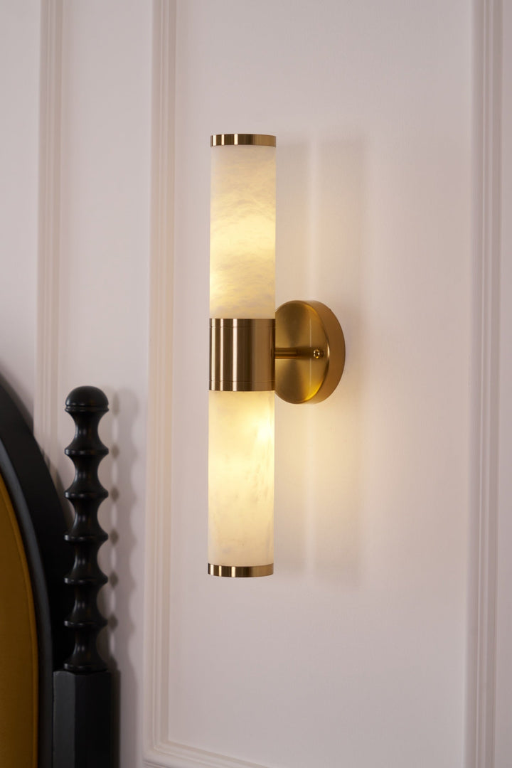 Lampatron Alabaster Vägglampa