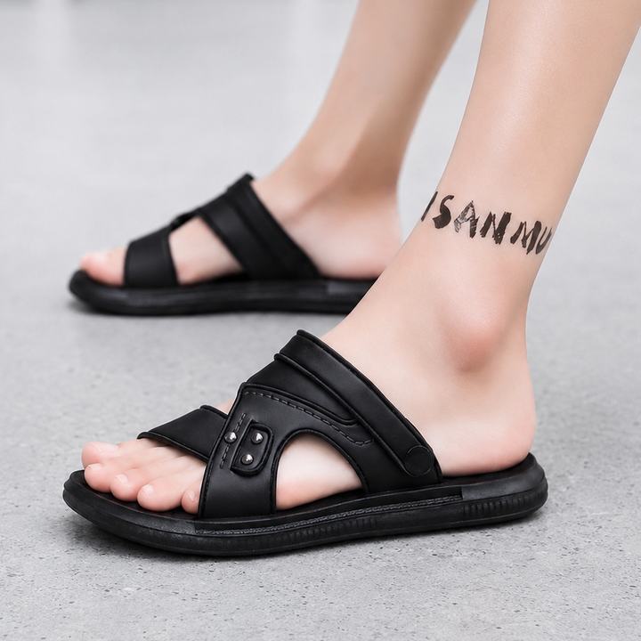 Solestride – Teksturowane Sandaly Bekväma z Massage
