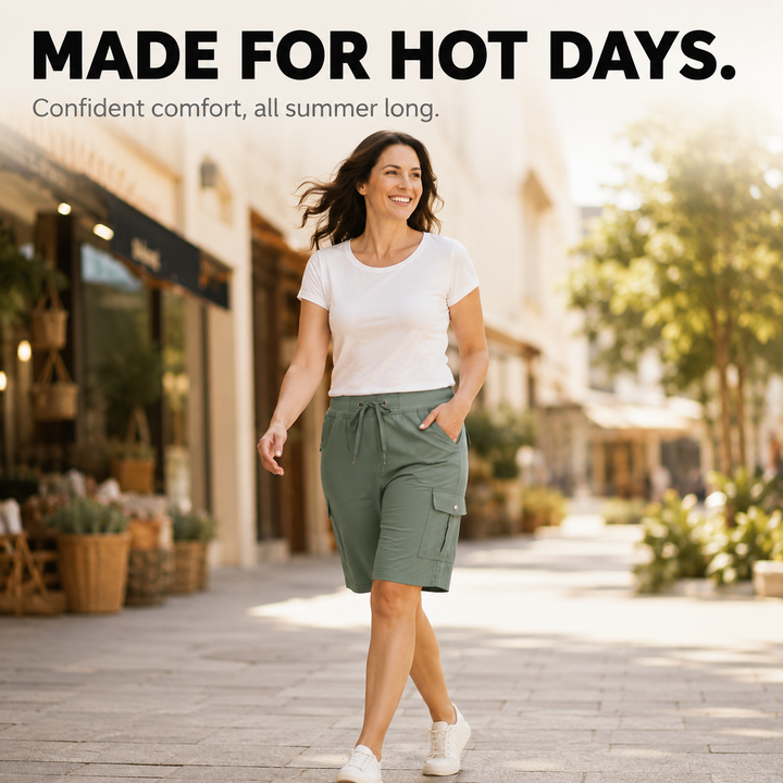 Breezora – Dam shorts cargo szybkoschnące