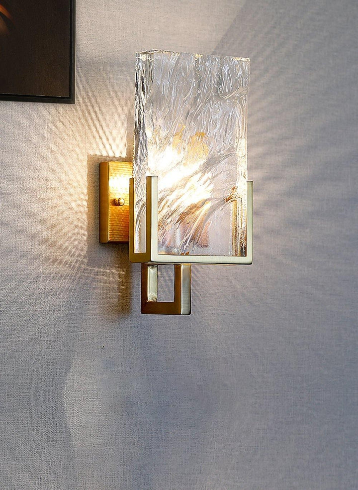 Iskristall Vägglampa