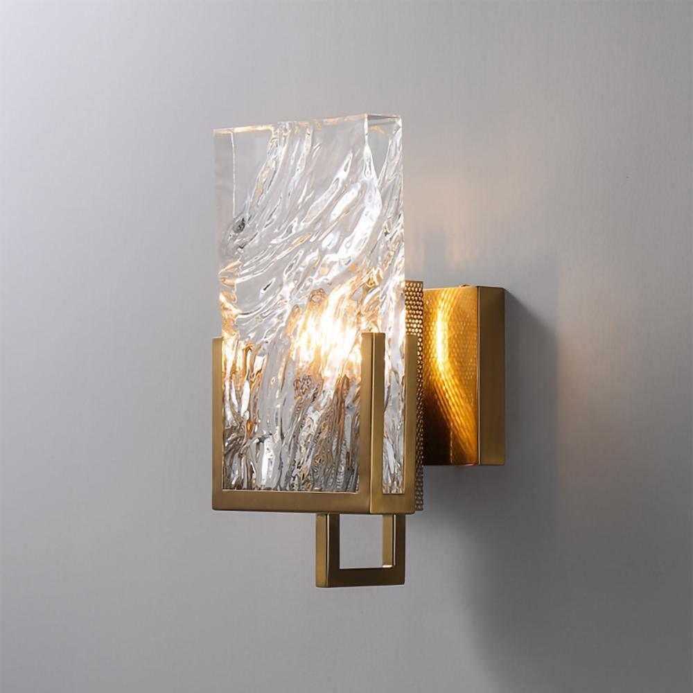 Iskristall Vägglampa