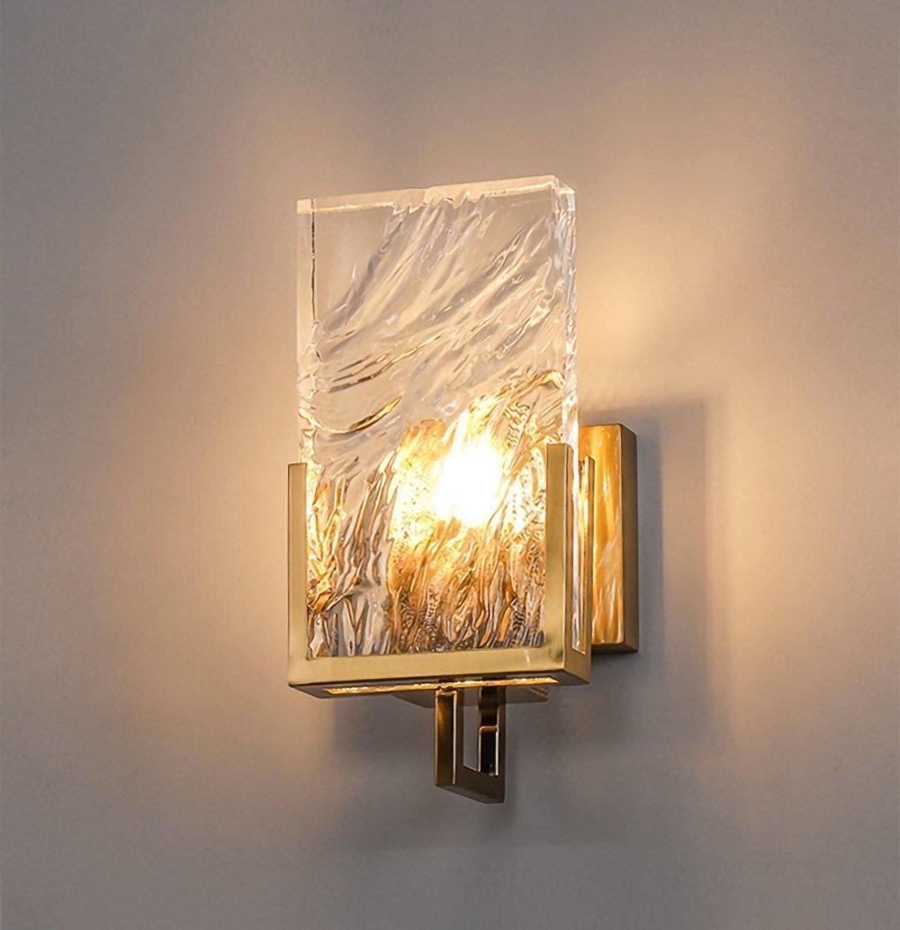 Iskristall Vägglampa