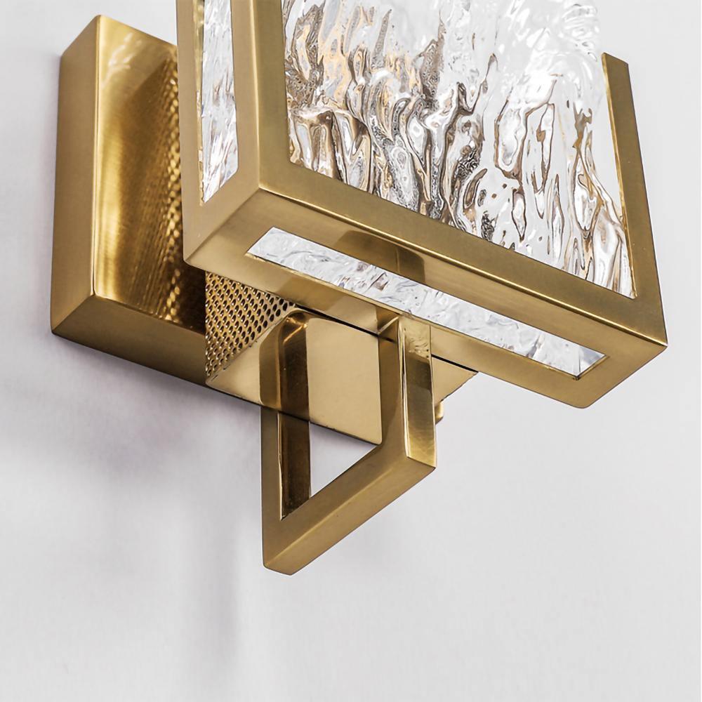 Iskristall Vägglampa