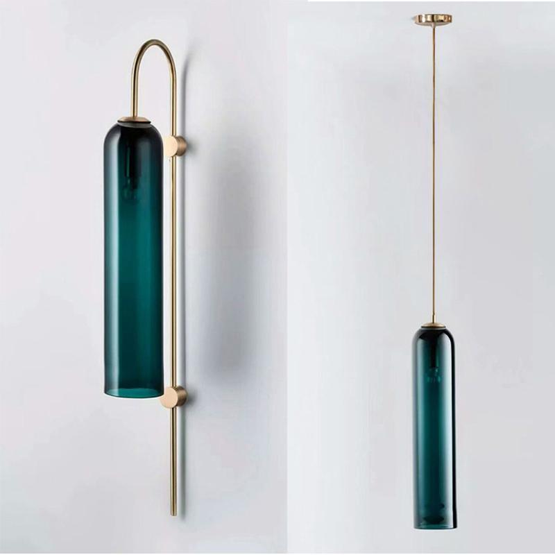 Modern Glasvägglampa