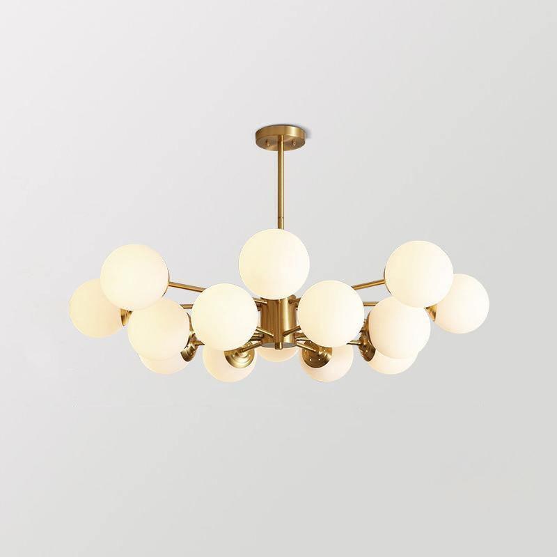 Marlowe Opal Globe Kandelaber