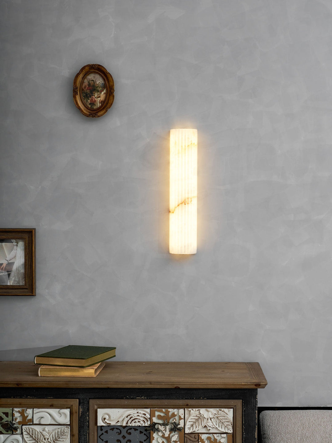 Alvia Alabaster Vägglampa