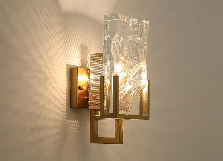 Iskristall Vägglampa