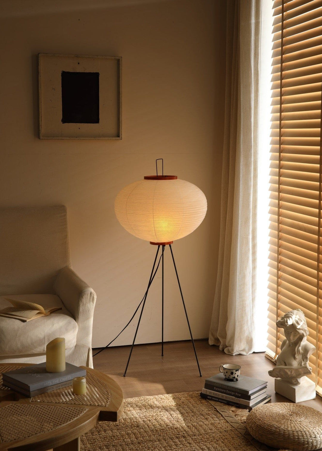 Rispapper Golvlampa