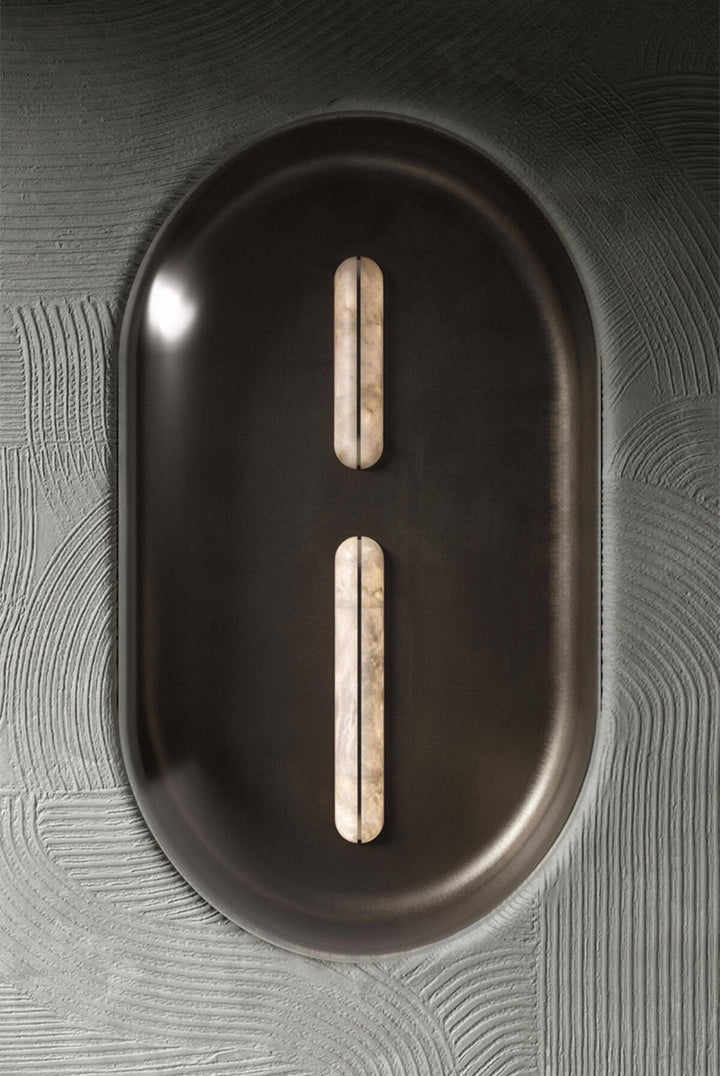 Orbison Alabaster Vägglampa