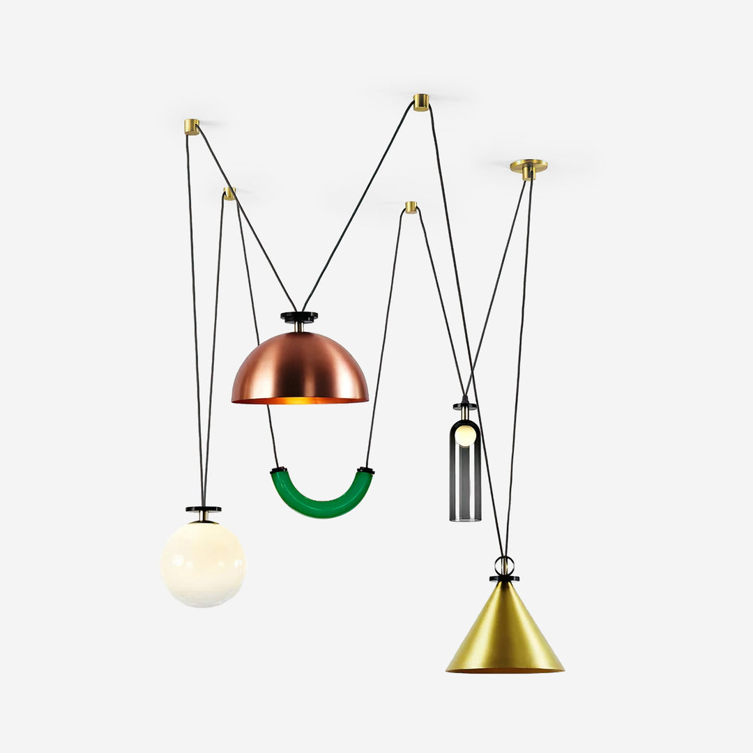 Geometrisk Form Konst Modern Kandelaber