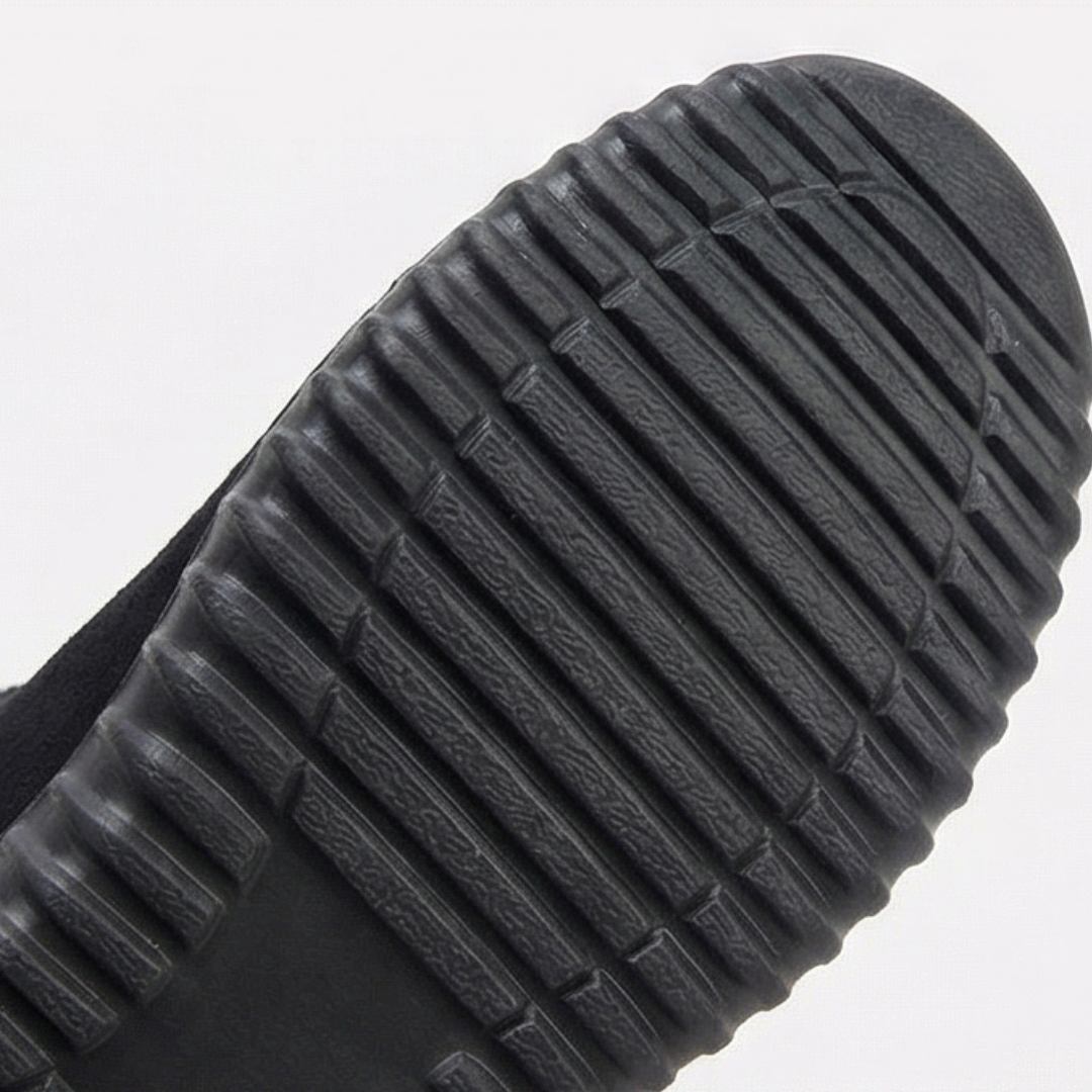 Cozella – Dam mocka boots ankelhöga z dzianinowym mankietem