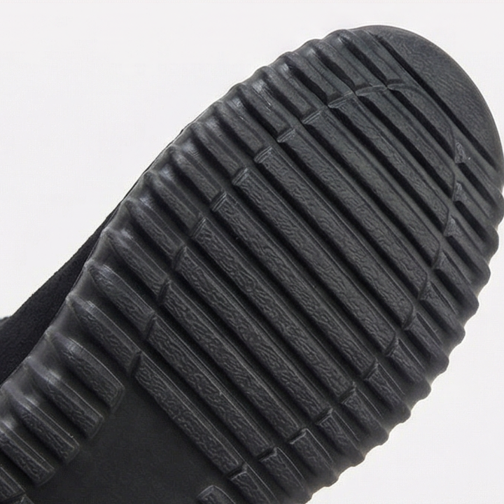 Cozella – Dam mocka boots ankelhöga z dzianinowym mankietem
