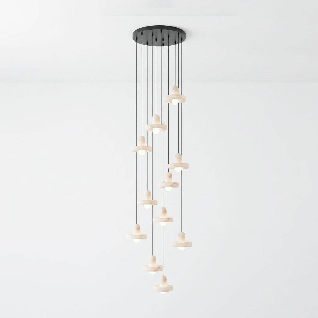 Carrara Alabaster Pendellampa