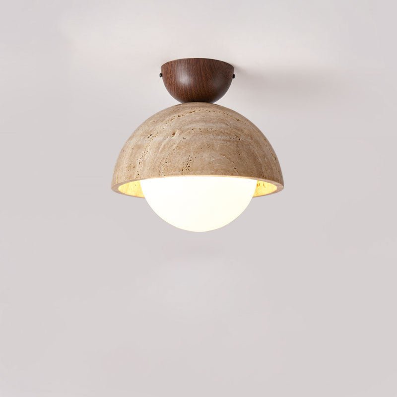 Flore Travertine Bud Taklampa