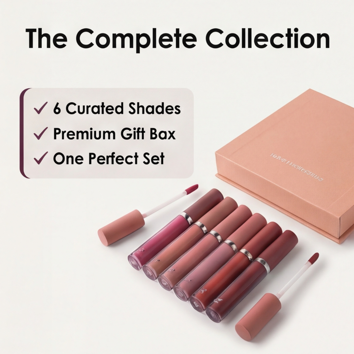 Velura – Set 6 matowych pomadek w płynie