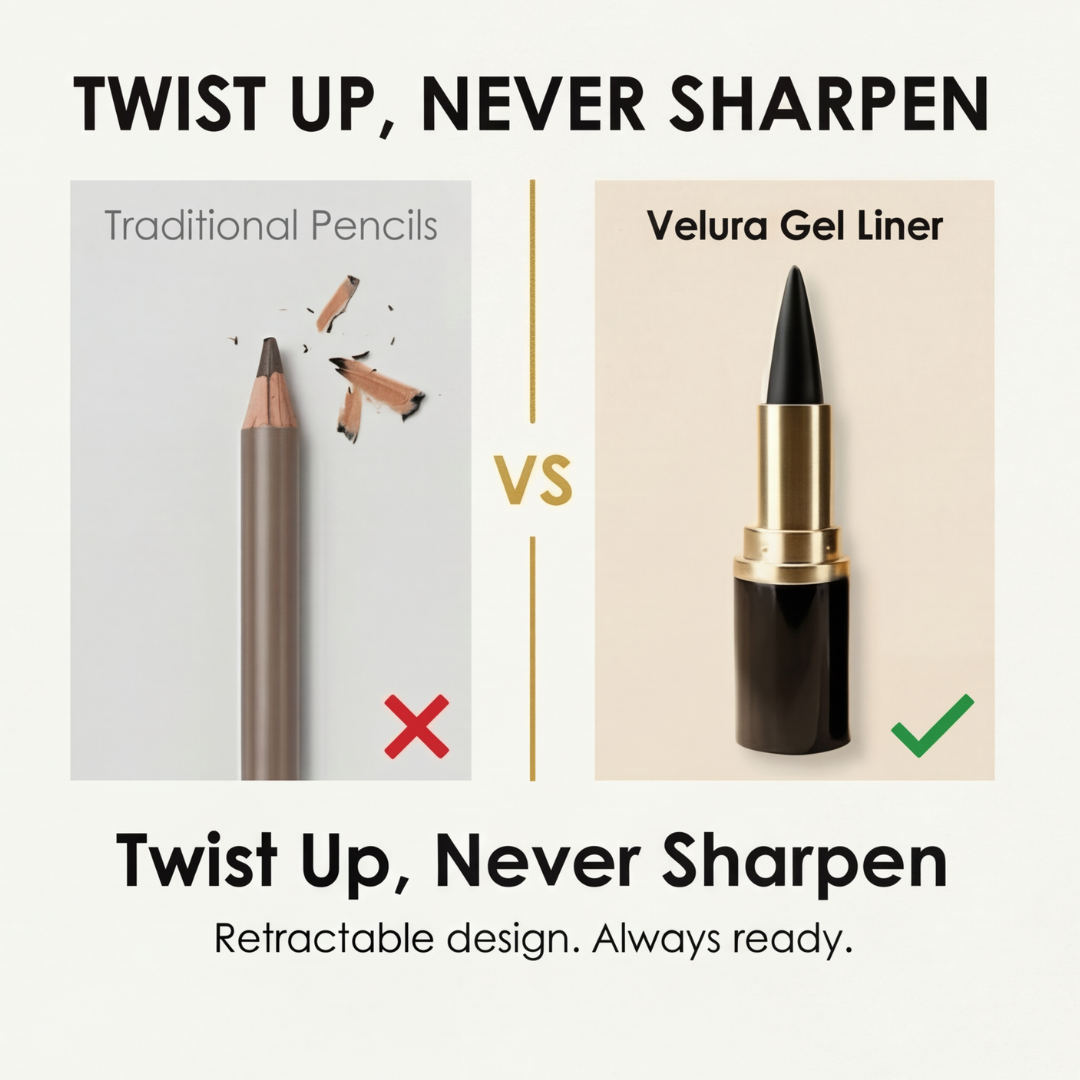 Velura – Żelowy eyeliner w kredce resistent på rozmazywanie