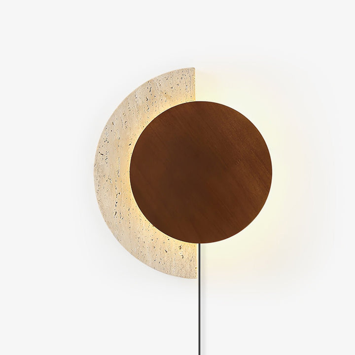 Crescent Halo Vägglampa med Plug-in