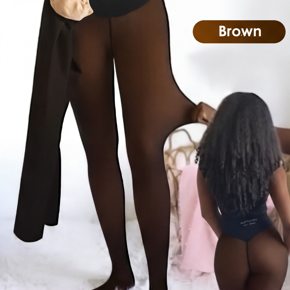 Velura - Dam tights formande z värmefoder