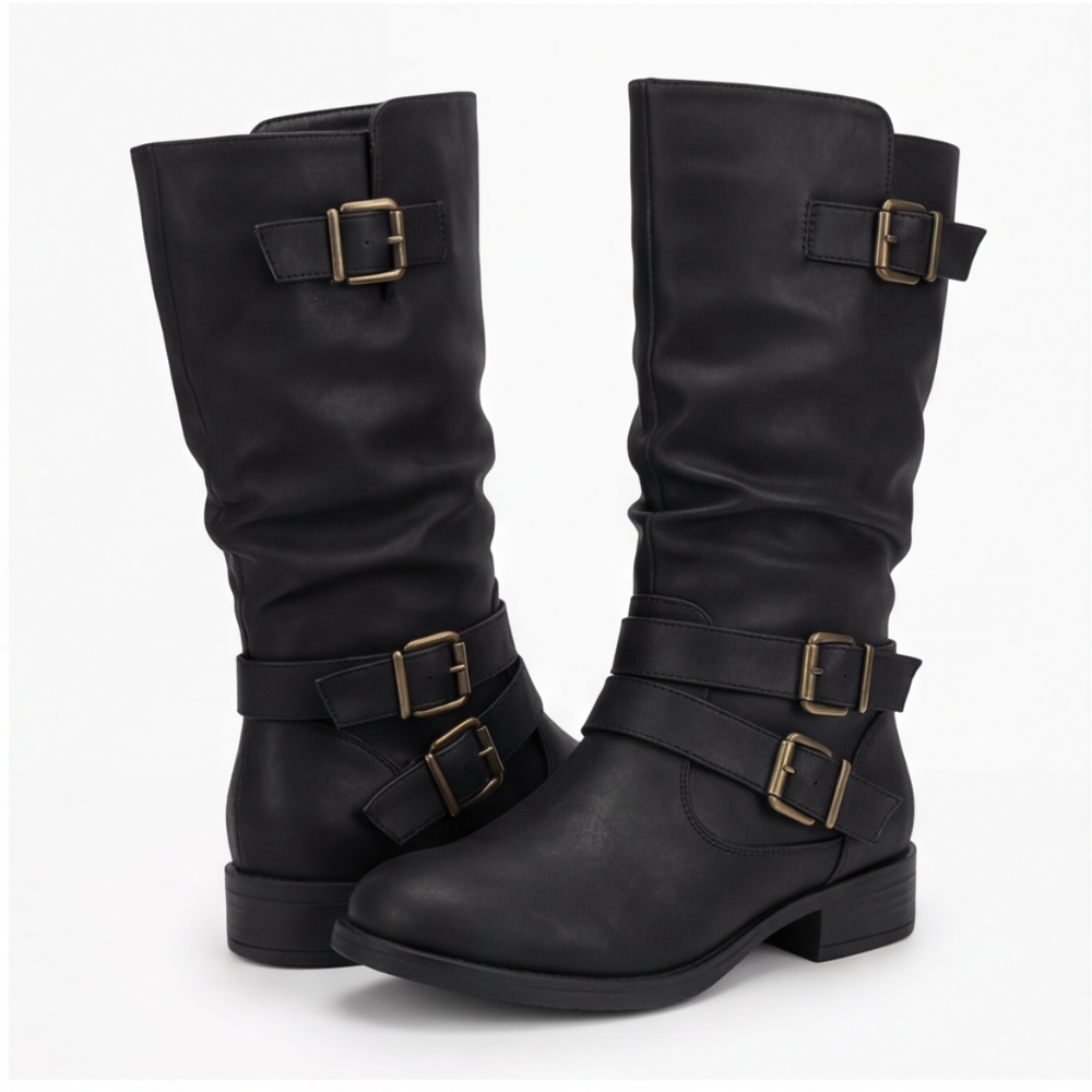 Strova - Zgniecione boots till mitten av vaden