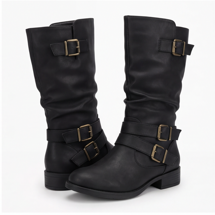 Strova - Zgniecione boots till mitten av vaden