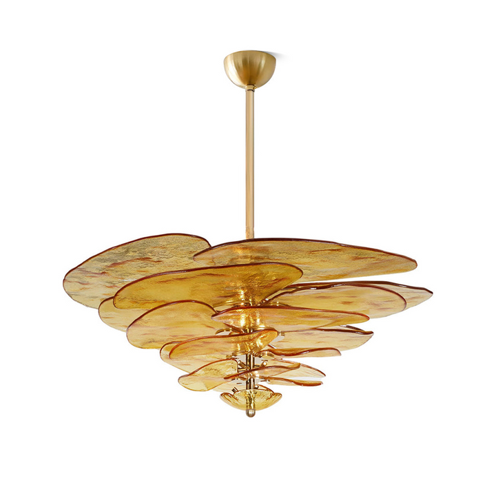 Petals Gold Murano Kandelaber