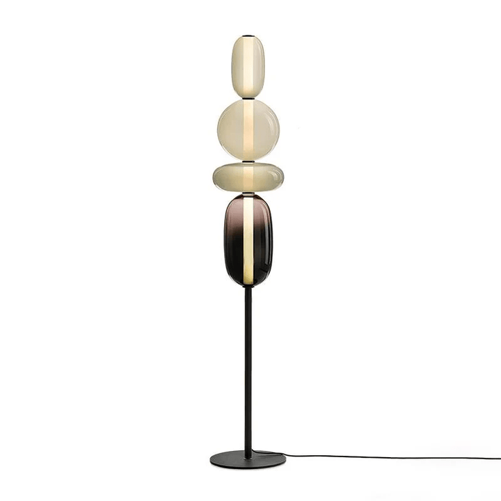 Kanderad Glas Golvlampa