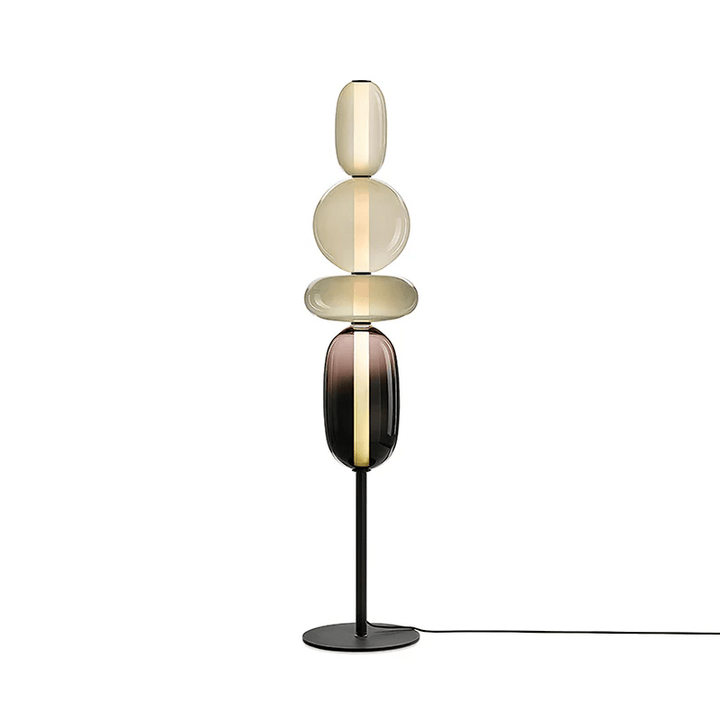 Kanderad Glas Golvlampa