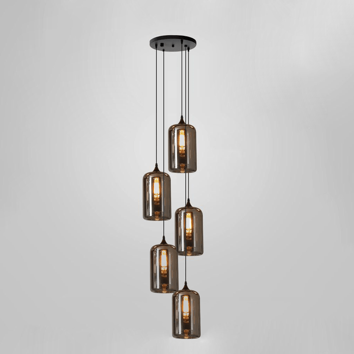 Flaskglas Pendellampa