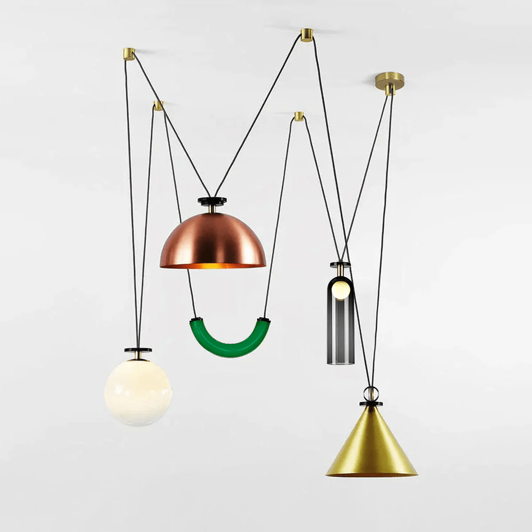 Geometrisk Form Konst Modern Kandelaber