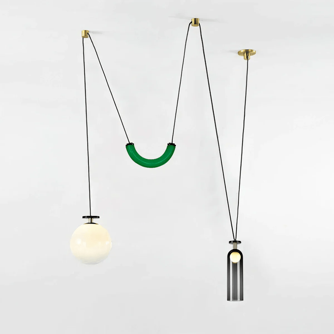 Geometrisk Form Konst Modern Kandelaber