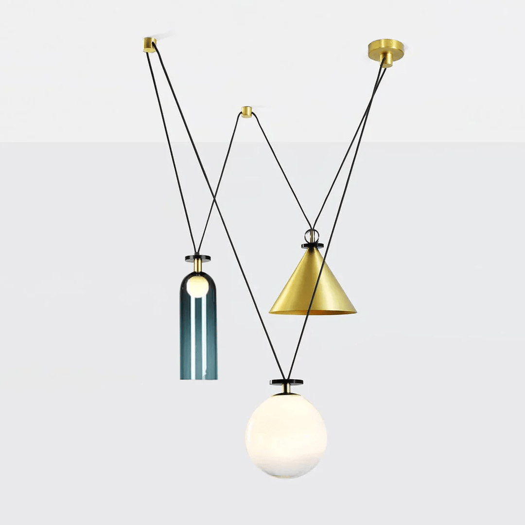 Geometrisk Form Konst Modern Kandelaber