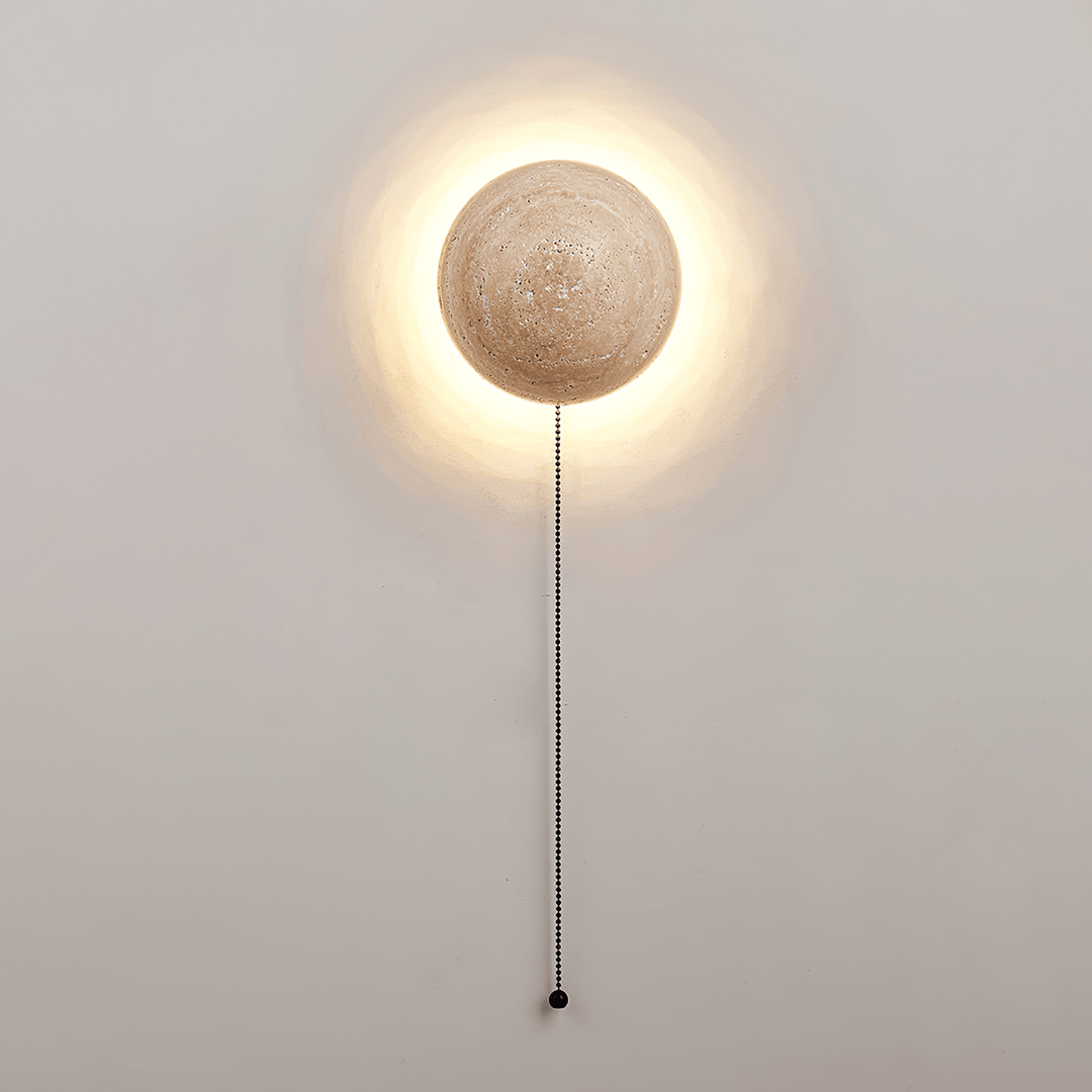 Luna Travertin Vägglampa