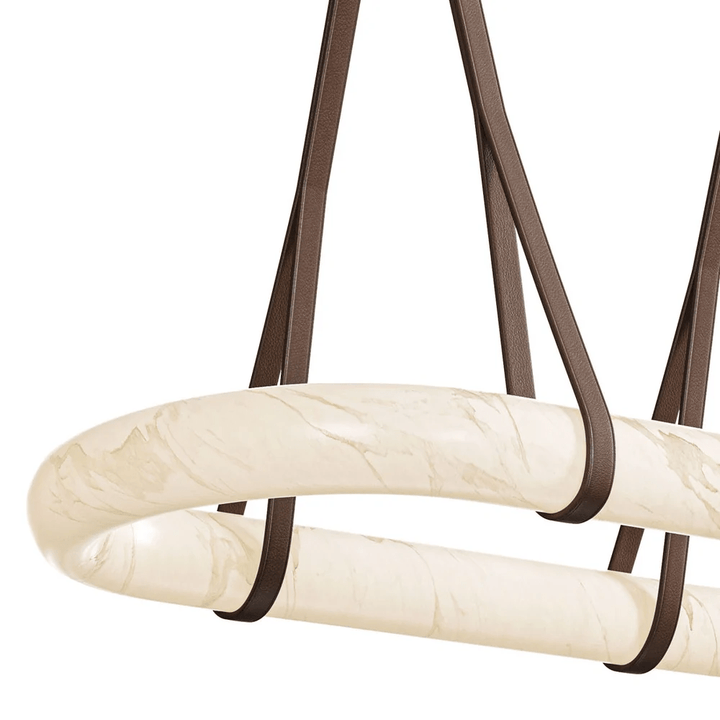 Cirkulär Alabaster Kandelaber