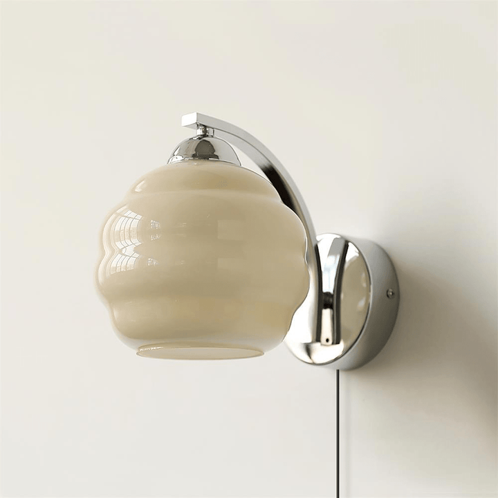 Art Deco Vägglampa med Stickkontakt