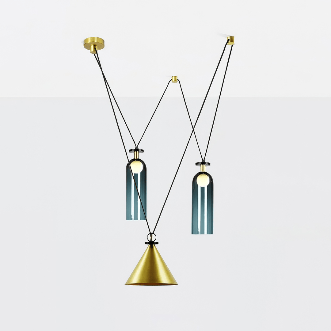 Geometrisk Form Konst Modern Kandelaber