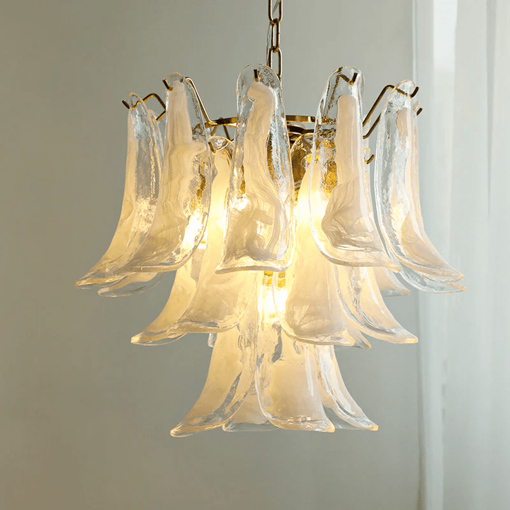 Murano Glass Leaf Chandelier