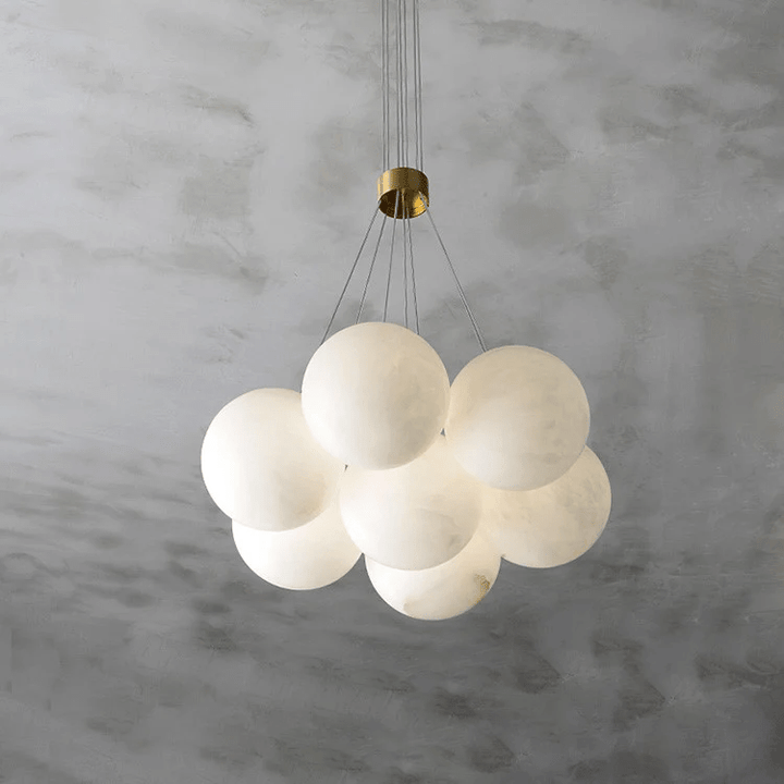 Alabaster Bollar Kandelaber