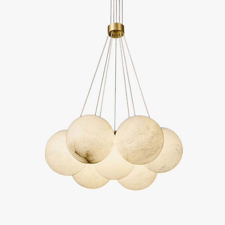 Alabaster Bollar Kandelaber