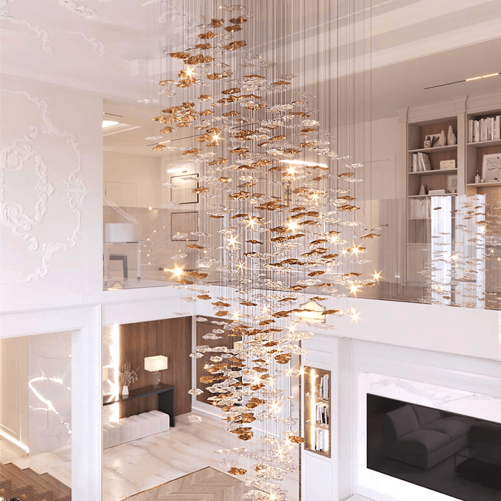 Tidal Art Glass Chandelier