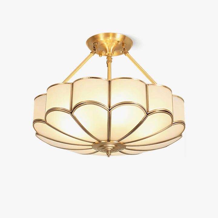 Blomformad Glas Taklampa