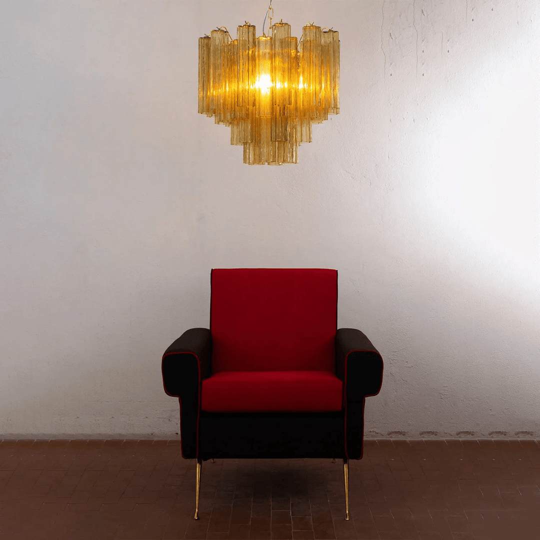 Glasrör Chandelier