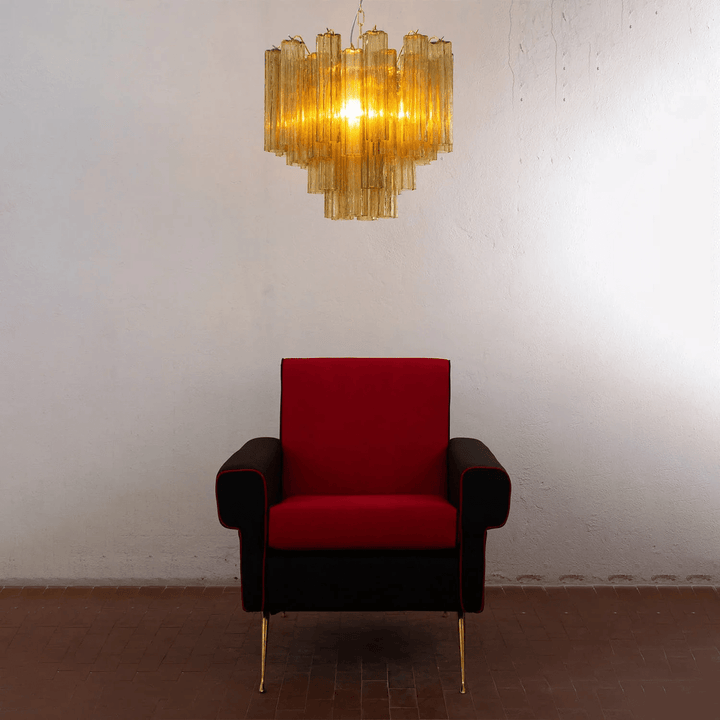 Glasrör Chandelier