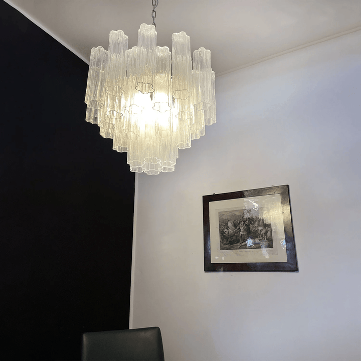 Glasrör Chandelier