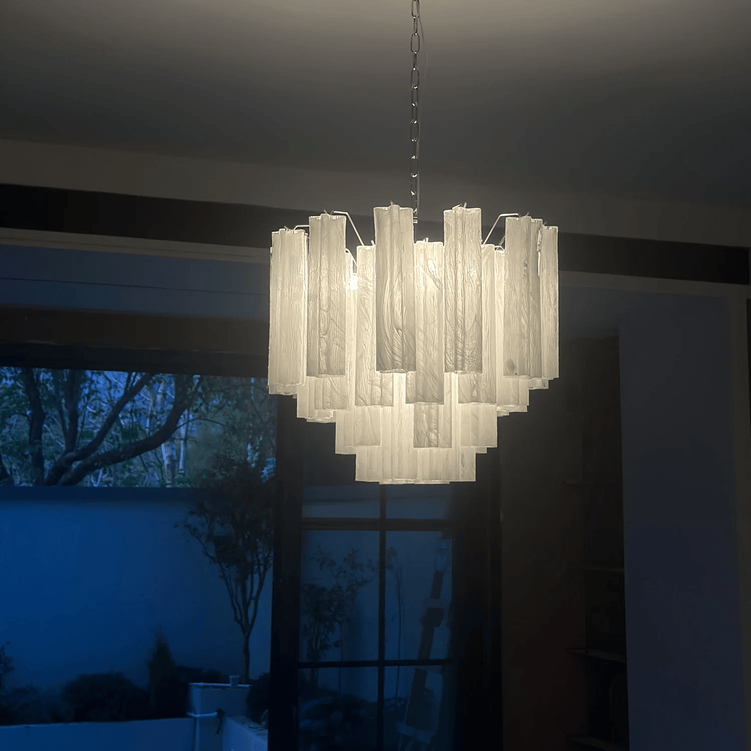 Glasrör Chandelier