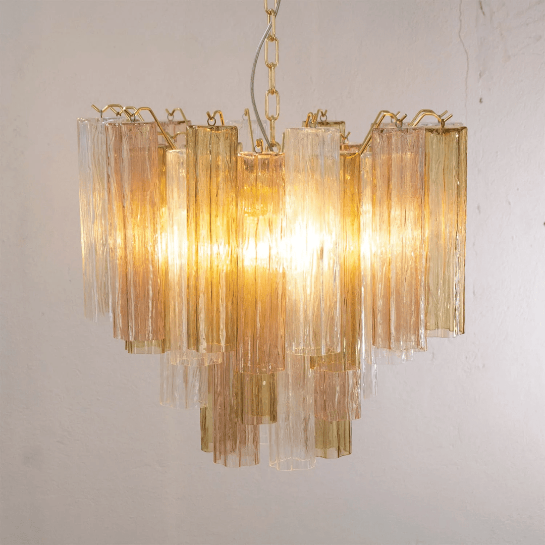 Glasrör Chandelier