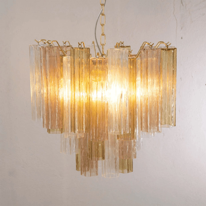 Glasrör Chandelier