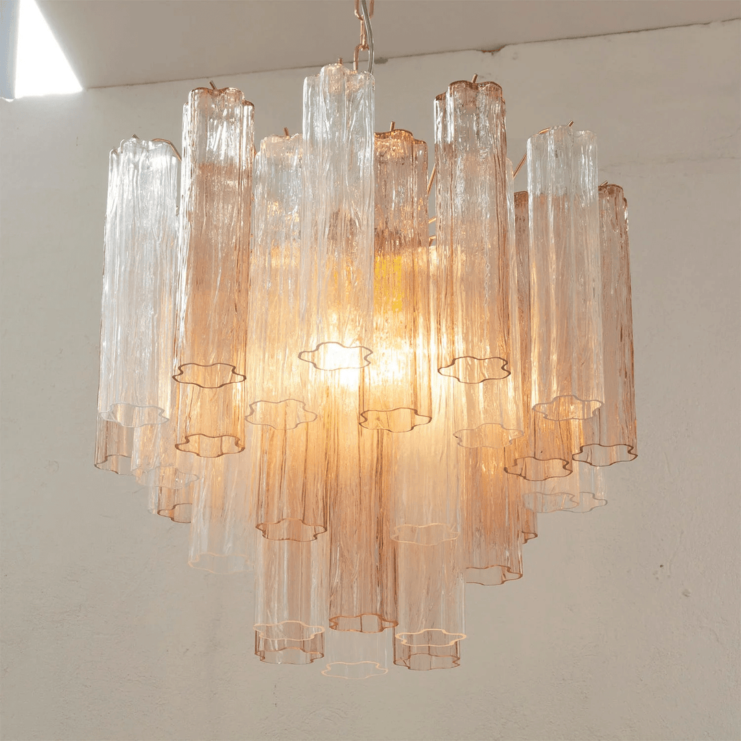 Glasrör Chandelier