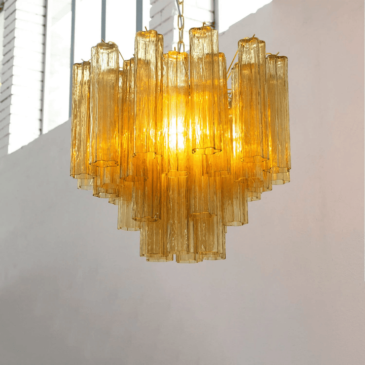 Glasrör Chandelier