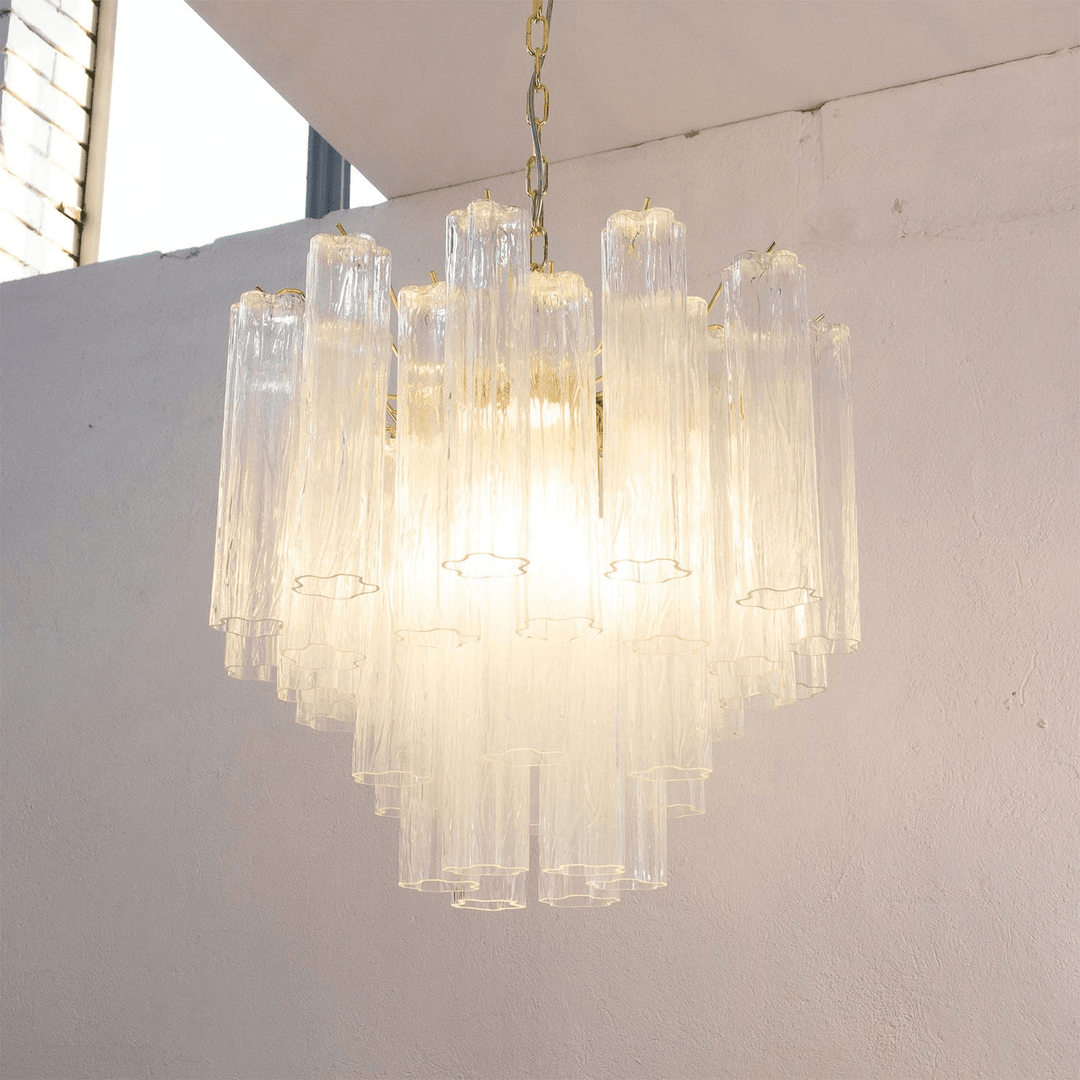 Glasrör Chandelier