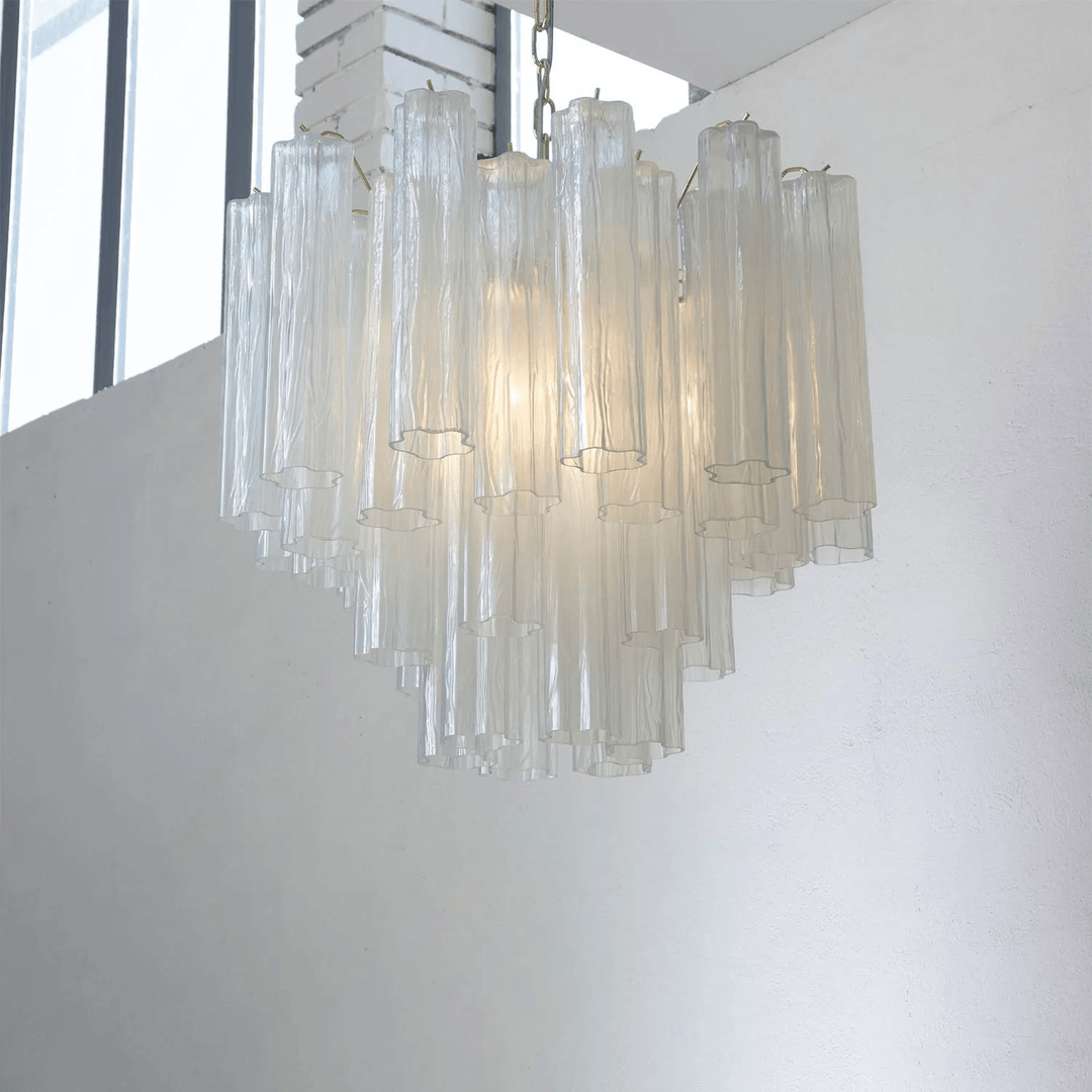 Glasrör Chandelier